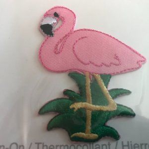 Pink Flamingo Applique New - $1 if bundled
